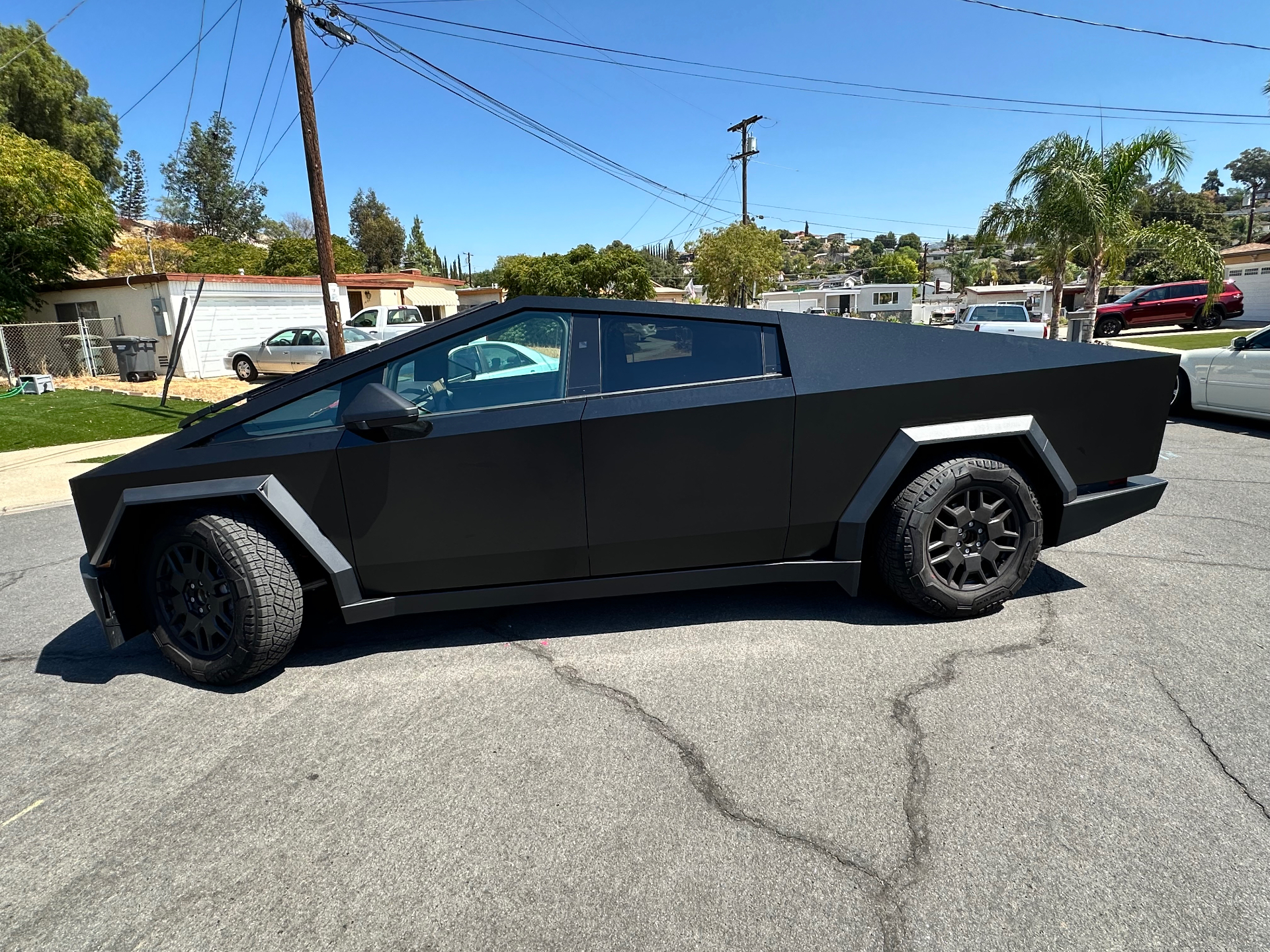 Tesla Cybertruck · Satin Black Wrap
